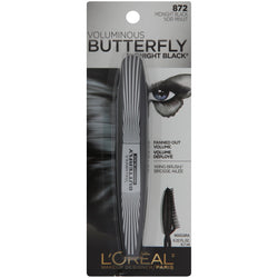 L'Oreal Paris Voluminous Butterfly Midnight Black Washable Mascara, Midnight Black, 0.22 fl. oz.-CaribOnline