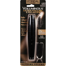 L'Oreal Paris Voluminous Extra Volume Collagen Washable Mascara, Blackest Black, 0.34 fl. oz.-CaribOnline