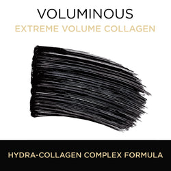L'Oreal Paris Voluminous Extra Volume Collagen Washable Mascara, Blackest Black, 2 count-CaribOnline