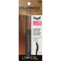 L'Oreal Paris Voluminous Original Curved Brush Mascara, Black, 2 count-CaribOnline