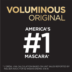 L'Oreal Paris Voluminous Original Washable Bold Eye Mascara, Black Brown, 0.28 fl. oz.-CaribOnline