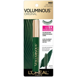 L'Oreal Paris Voluminous Original Washable Bold Eye Mascara, Deep Green, 0.27 fl. oz.-CaribOnline