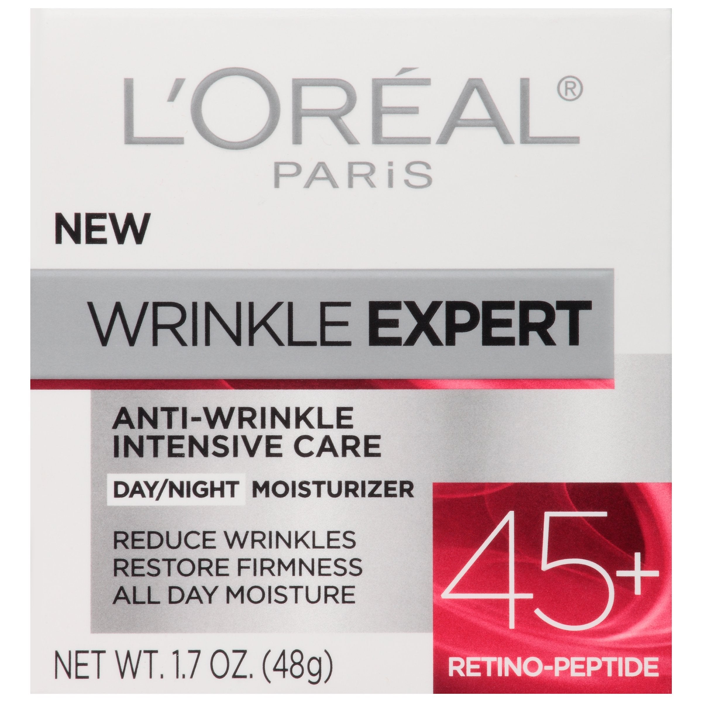 L'Oreal Paris Wrinkle Expert 45+ Anti-Aging Face Moisturizer, 1.7 oz.-CaribOnline