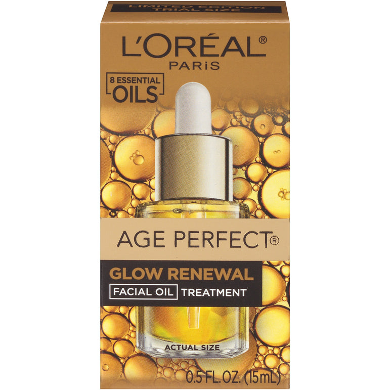 L'Oréal® Paris Age Perfect® Glow Renewal Facial Oil Treatment 0.5 fl. oz. Box-CaribOnline