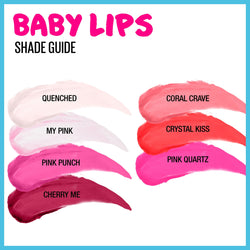 Maybelline Baby Lips Moisturizing Lip Balm, Lip Makeup, Quenched, 0.15 oz.-CaribOnline