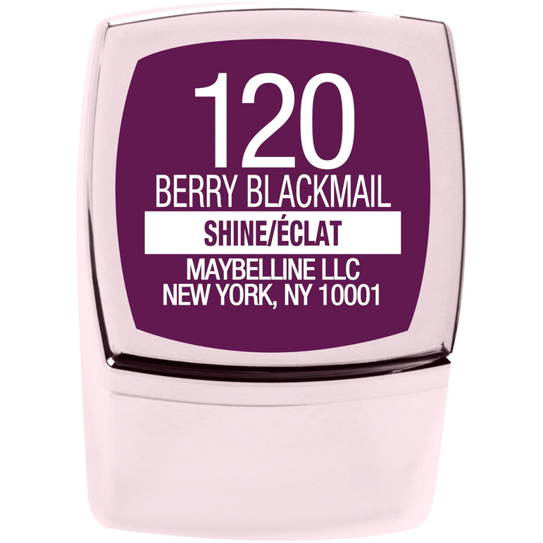 Maybelline Color Sensational Shine Compulsion Lipstick Makeup, Berry Blackmail, 0.1 oz.-CaribOnline