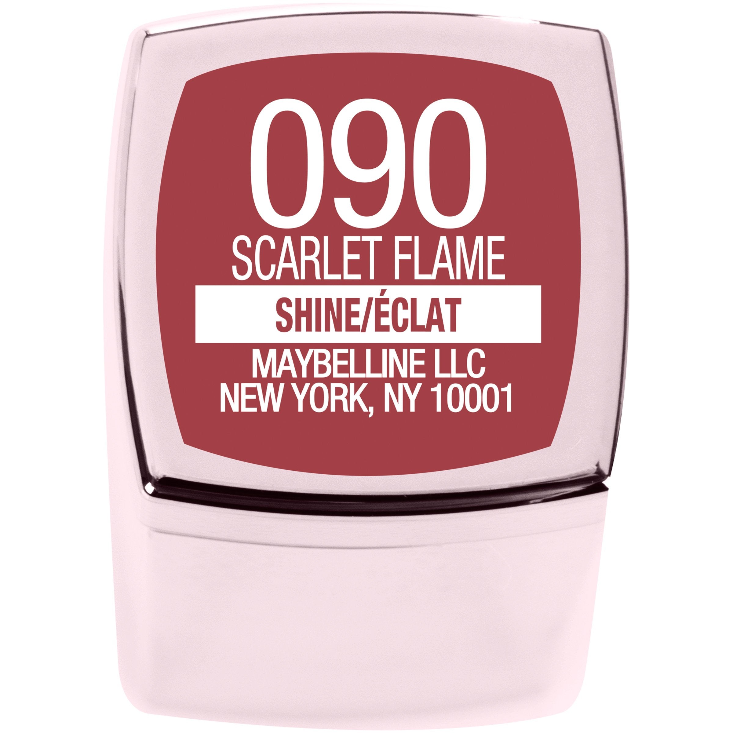 Maybelline Color Sensational Shine Compulsion Lipstick Makeup, Scarlet Flame, 0.1 oz.-CaribOnline