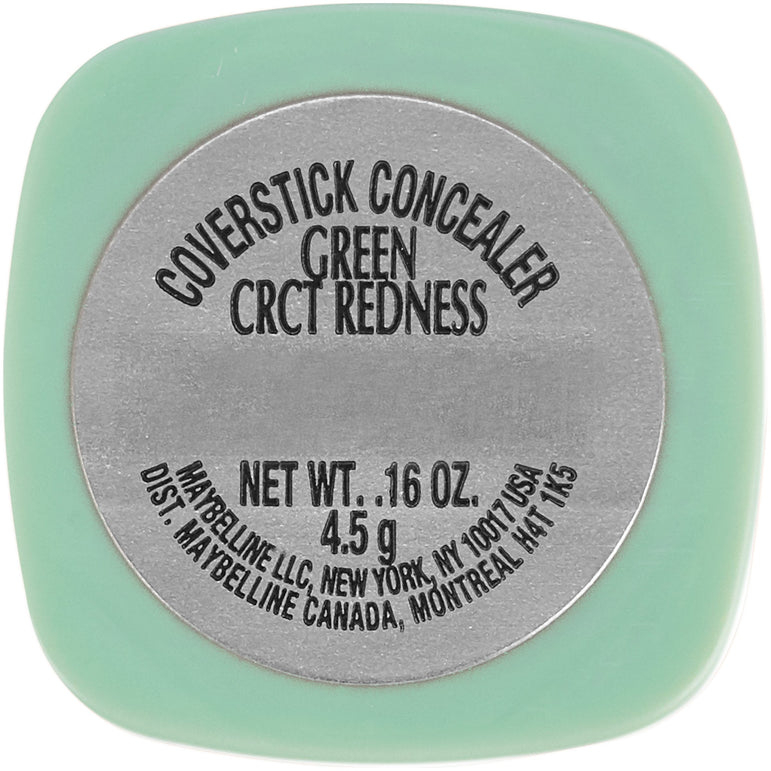 Maybelline Cover Stick Corrector Concealer, Green Corrects Redness, 0.16 oz.-CaribOnline