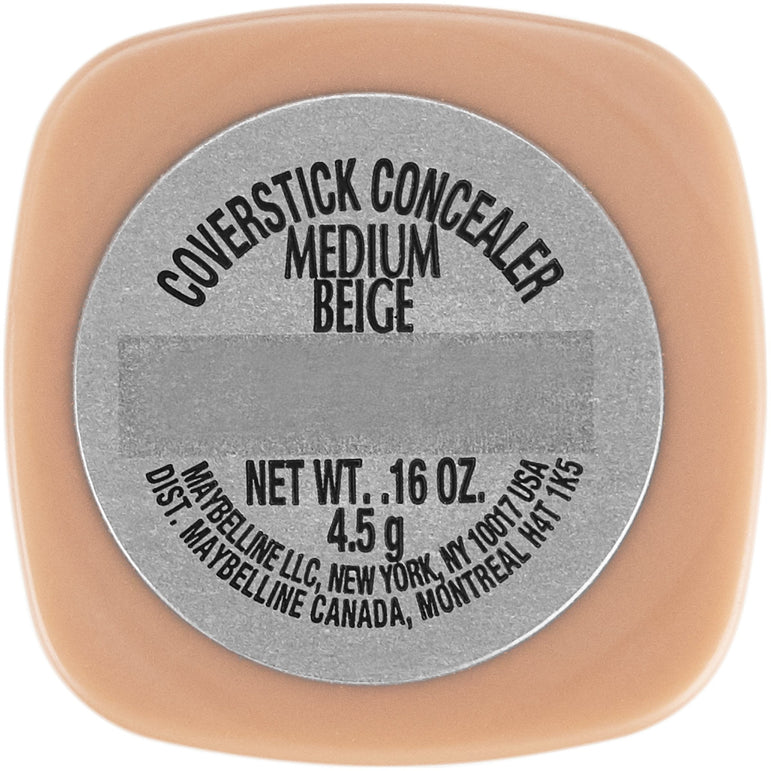 Maybelline Cover Stick Corrector Concealer, Medium Beige, 0.16 oz.-CaribOnline