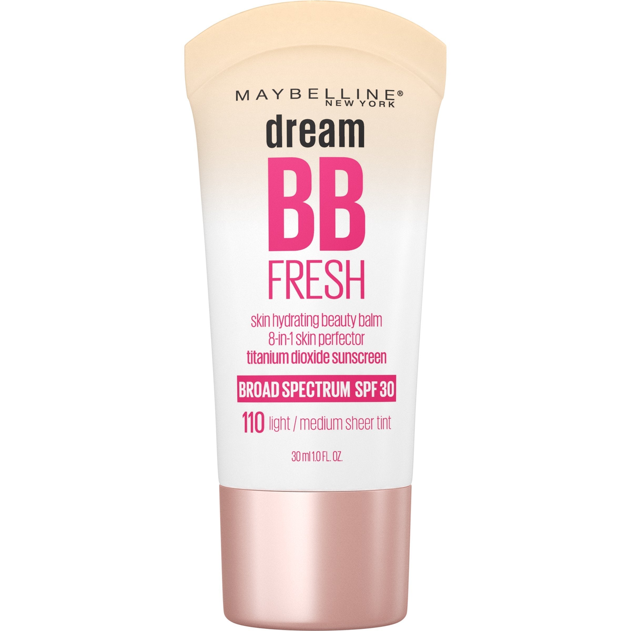 Maybelline Dream Fresh BB Cream 8 in 1 Skin Perfector, Light/Medium, 1 fl. oz.-CaribOnline
