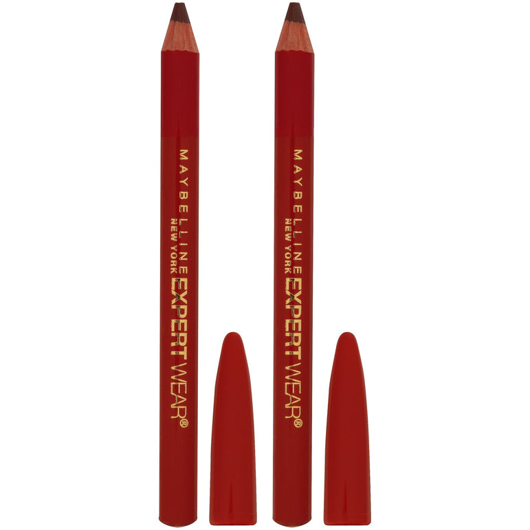 Maybelline Expert Wear Twin Brow & Eye Pencils, Dark Brown, 0.06 oz.-CaribOnline