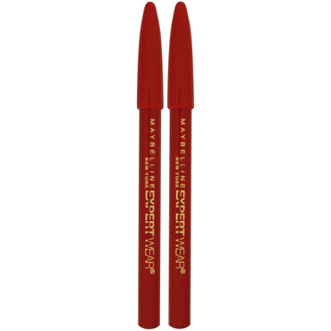 Maybelline Expert Wear Twin Brow & Eye Pencils, Dark Brown, 2 count-CaribOnline
