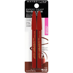 Maybelline Expert Wear Twin Brow & Eye Pencils, Medium Brown, 0.06 oz.-CaribOnline