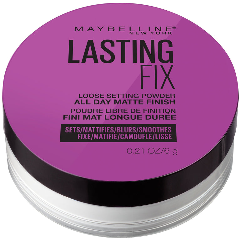 Maybelline Facestudio Lasting Fix Setting + Perfecting Loose Powder, Translucent, 0.21 oz.-CaribOnline
