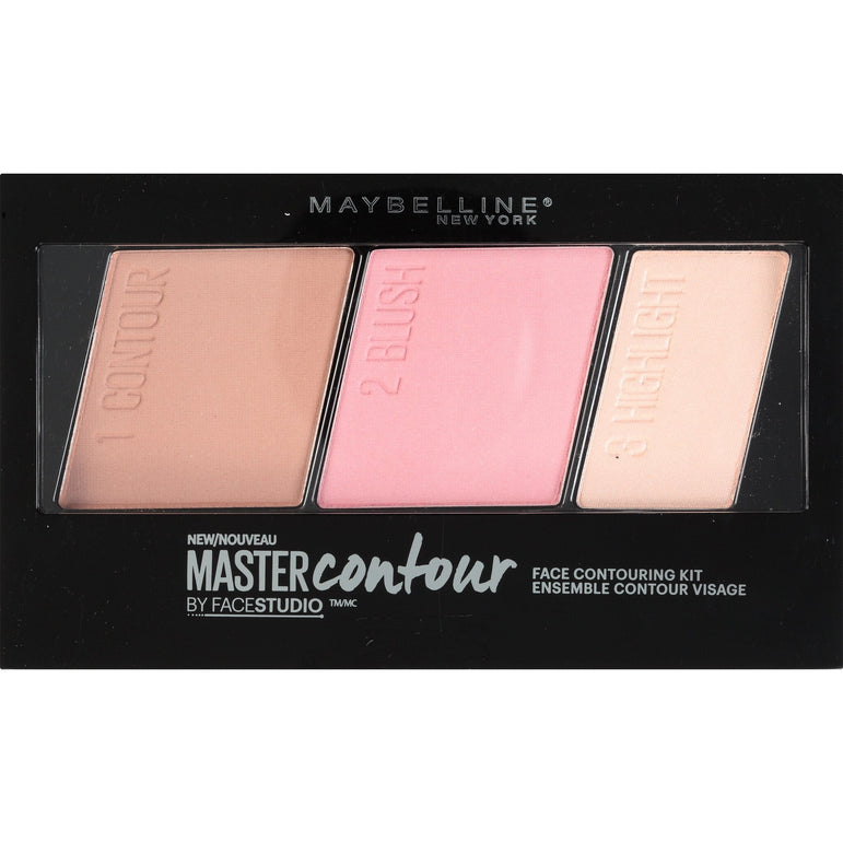 Maybelline Facestudio Master Contour Face Contouring Kit, Light to Medium, 0.35 oz.-CaribOnline