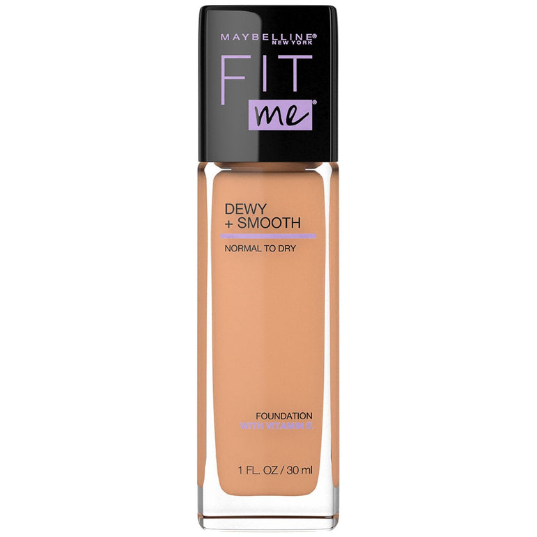Maybelline Fit Me Dewy + Smooth Liquid Foundation Makeup with SPF 18, Classic Beige, 1 fl. oz.-CaribOnline