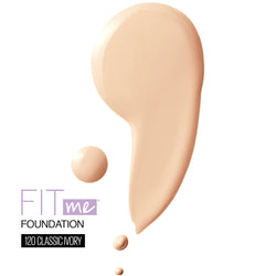 Maybelline Fit Me Dewy + Smooth Liquid Foundation Makeup with SPF 18, Classic Ivory, 1 fl. oz.-CaribOnline