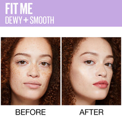 Maybelline Fit Me Dewy + Smooth Liquid Foundation Makeup with SPF 18, Fair Ivory, 1 fl. oz.-CaribOnline