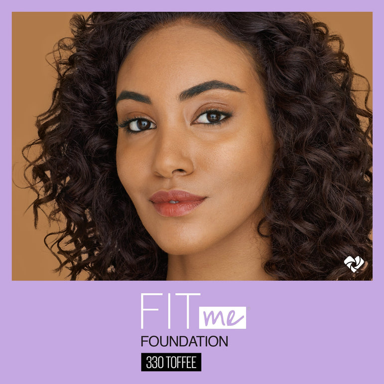Maybelline Fit Me Dewy + Smooth Liquid Foundation Makeup with SPF 18, Toffee, 1 fl. oz.-CaribOnline