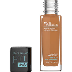 Maybelline Fit Me Matte + Poreless Liquid Foundation Makeup, Cappuccino, 1 fl. oz.-CaribOnline