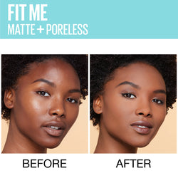 Maybelline Fit Me Matte + Poreless Liquid Foundation Makeup, Cappuccino, 1 fl. oz.-CaribOnline