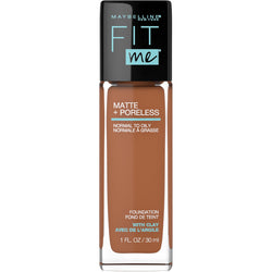 Maybelline Fit Me Matte + Poreless Liquid Foundation Makeup, Coconut, 1 fl. oz.-CaribOnline