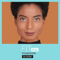 Maybelline Fit Me Matte + Poreless Liquid Foundation Makeup, Coconut, 1 fl. oz.-CaribOnline