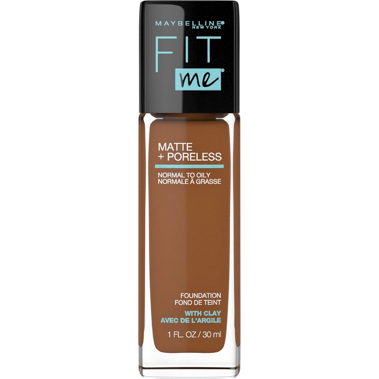Maybelline Fit Me Matte + Poreless Liquid Foundation Makeup, Deep Golden, 1 fl. oz.-CaribOnline