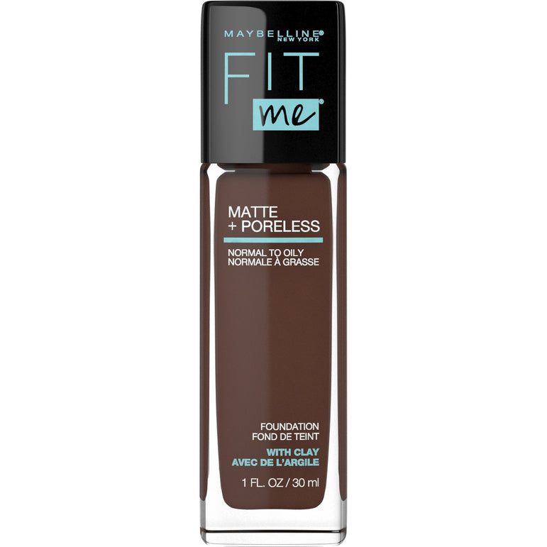Maybelline Fit Me Matte + Poreless Liquid Foundation Makeup, Espresso, 1 fl. oz.-CaribOnline