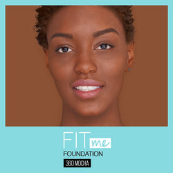 Maybelline Fit Me Matte + Poreless Liquid Foundation Makeup, Mocha, 1 fl. oz.-CaribOnline