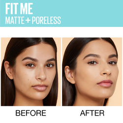 Maybelline Fit Me Matte + Poreless Liquid Foundation Makeup, Natural Buff, 1 fl. oz.-CaribOnline