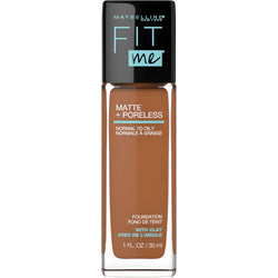 Maybelline Fit Me Matte + Poreless Liquid Foundation Makeup, Warm Coconut, 1 fl. oz.-CaribOnline