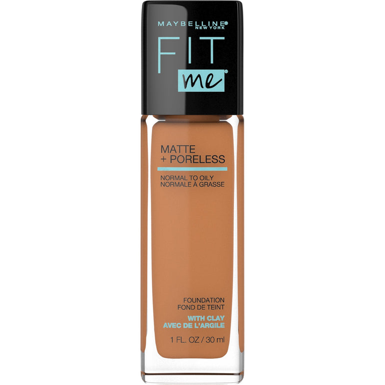 Maybelline Fit Me Matte + Poreless Liquid Foundation Makeup, Warm Sun, 1 fl. oz.-CaribOnline