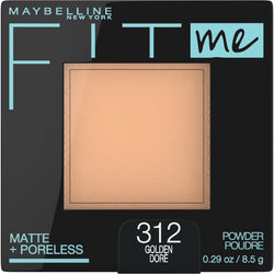 Maybelline Fit Me Matte + Poreless Pressed Face Powder Makeup, Golden, 0.29 oz.-CaribOnline