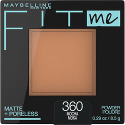 Maybelline Fit Me Matte + Poreless Pressed Face Powder Makeup, Mocha, 0.29 oz.-CaribOnline