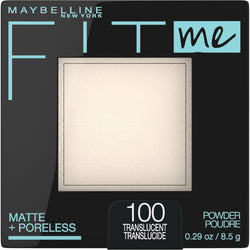 Maybelline Fit Me Matte + Poreless Pressed Face Powder Makeup, Translucent, 0.29 oz.-CaribOnline