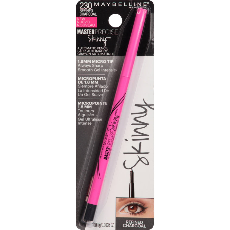 Maybelline Master Precise Skinny Gel Eyeliner Pencil, Refined Charcoal, 0.004 oz.-CaribOnline