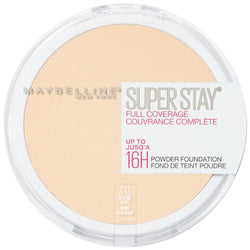 Maybelline Super Stay Full Coverage Powder Foundation Makeup, Matte Finish, Classic Ivory, 0.21 fl. oz.-CaribOnline