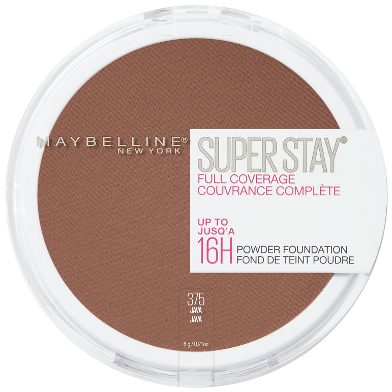 Maybelline Super Stay Full Coverage Powder Foundation Makeup, Matte Finish, Java, 0.21 fl. oz.-CaribOnline