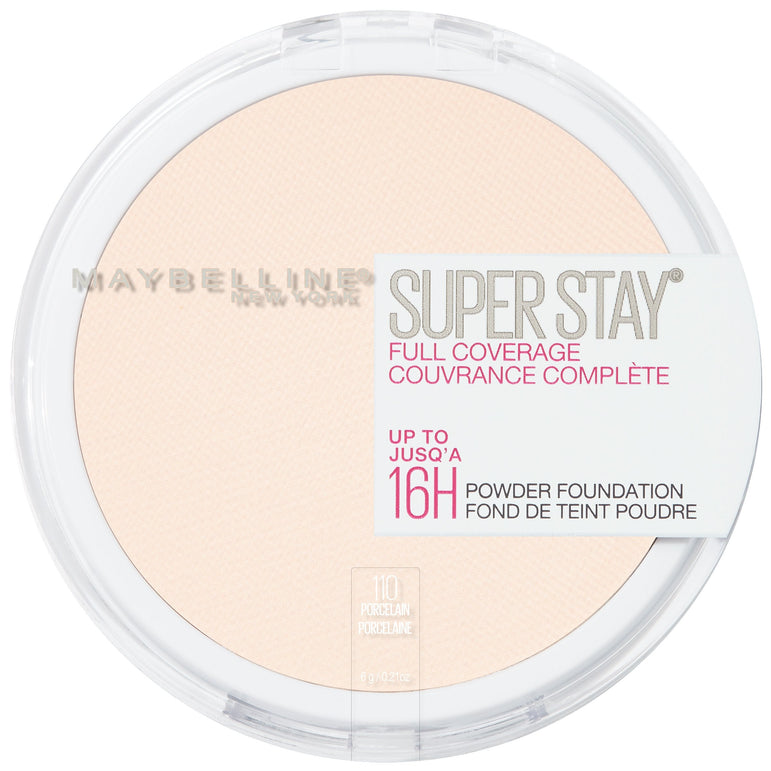 matte Super foundation powder finish makeup, coverage full porcelain stay®