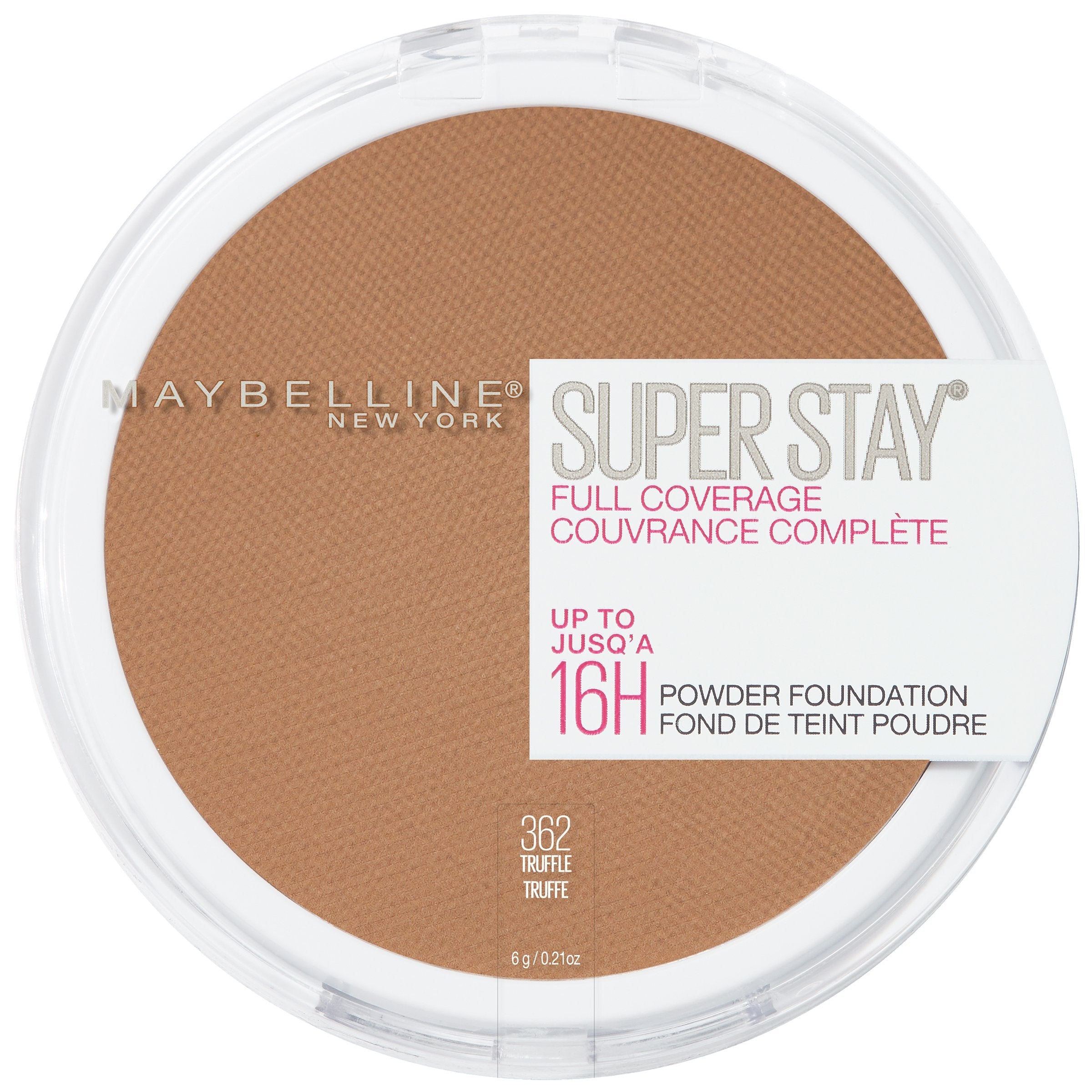 Maybelline Super Stay Full Coverage Powder Foundation Makeup, Matte Finish, Truffle, 0.21 fl. oz.-CaribOnline