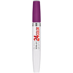 Maybelline SuperStay 24 2-Step Liquid Lipstick Makeup, All Day Plum, 1 kit-CaribOnline