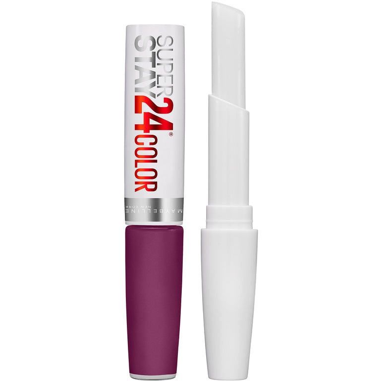 Maybelline SuperStay 24 2-Step Liquid Lipstick Makeup, Boundless Berry, 1 kit-CaribOnline