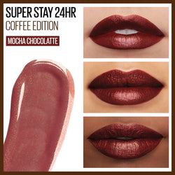 Maybelline SuperStay 24 2-Step Liquid Lipstick Makeup, Coffee Edition, Mocha Chocolatte, 0.077 fl. oz.-CaribOnline