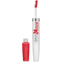 Maybelline SuperStay 24 2-Step Liquid Lipstick Makeup, Continuous Coral, 1 kit-CaribOnline