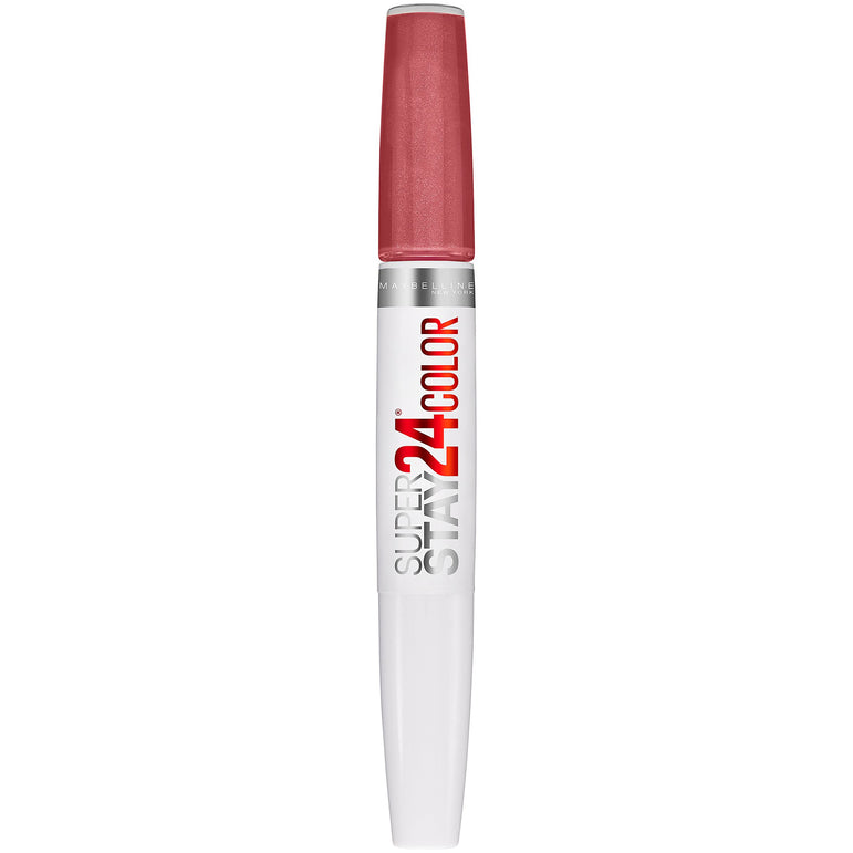 Maybelline SuperStay 24 2-Step Liquid Lipstick Makeup, Forever Chestnut, 1 kit-CaribOnline