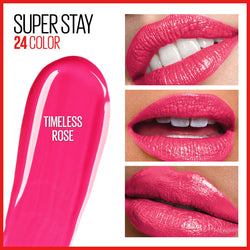 Maybelline SuperStay 24 2-Step Liquid Lipstick Makeup, Pink Goes On, 1 kit-CaribOnline