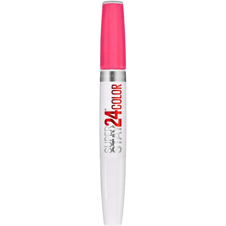 Maybelline SuperStay 24 2-Step Liquid Lipstick Makeup, Pink Goes On, 1 kit-CaribOnline