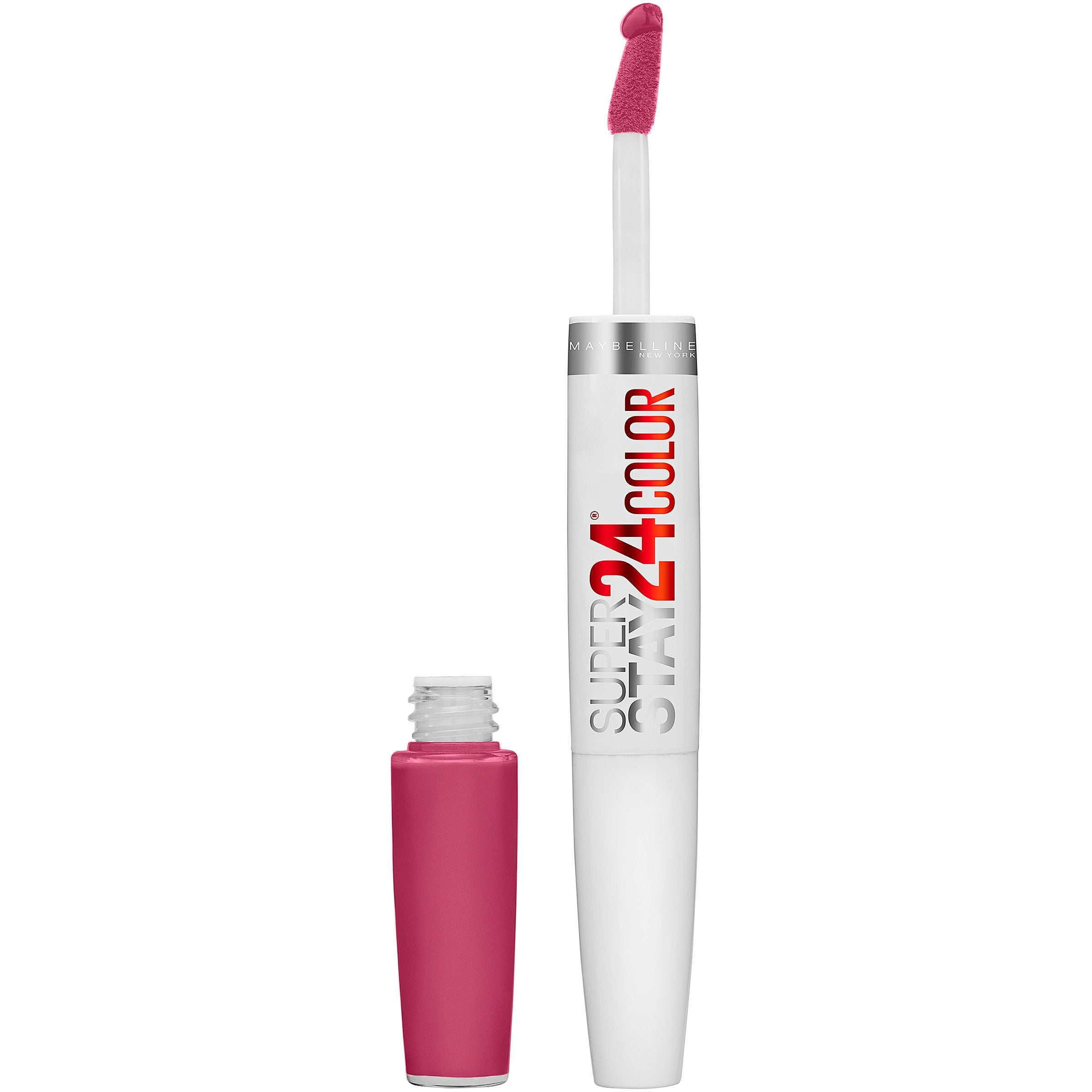 Maybelline SuperStay 24 2-Step Liquid Lipstick Makeup, Stay Scarlet, 1 kit-CaribOnline