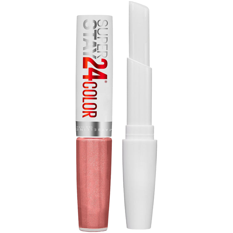 Maybelline SuperStay 24 2-Step Liquid Lipstick Makeup, Timeless Toffee, 1 kit-CaribOnline